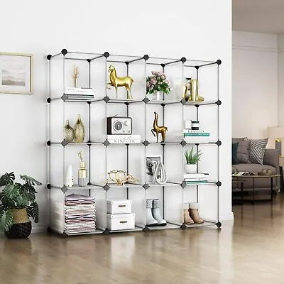 16 Cube Storage Organizer Shelves Unit Closet Cabinet DIY Modular Book Shelf AU • $89.99