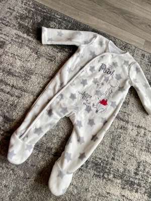 £1.50 • Buy Baby Boy Girl Unisex White Fleece Winnie The Pooh Disney Sleepsuit 3-6 Months 