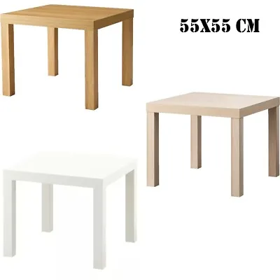 £22.99 • Buy Ikea Lack Small Side Table Bedroom Hallway Drink Tea Coffee Home Office 55x55cm