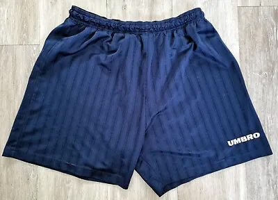 Vintage UMBRO Shorts 80's/90's Style Blue Mens Size 38 Waist XL FREE POSTAGE. • £10