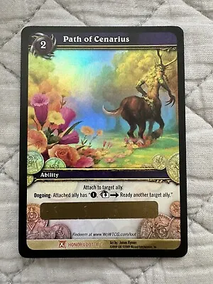 World Of Warcraft TCG: Loot Card - Path Of Cenarius UNSCRATCHED • $6.30