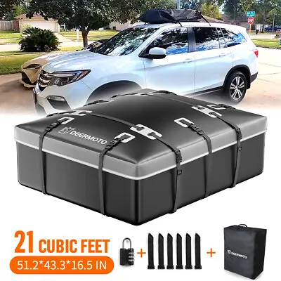 21 Cubic Car Roof Top Cargo Bag Thicker Waterproof Luggage Carrier For Honda CRV • $99.19