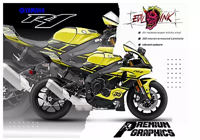 Yamaha R1 Yellow Anniversary 2015 - 2024 Sticker Decal GRAPHICS KIT R1 • £250