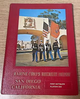 MCRD Marine Corps Recruit Depot San Diego CA 1975-76 1st Batt Platoon 1139 -001 • $30.97