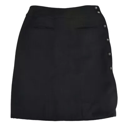 Chanel Skirt Black 96P #38 79927 • £403.84
