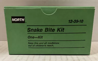 Vintage Snake Bite Kit 12-39-10 North Health Care Complete With Contents  • $14.99