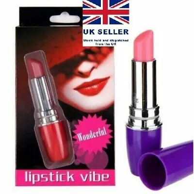 Sexy Lipstick Magic Wand Vibrating Massager Mini Size Battery Operated UK SELLER • £5.99
