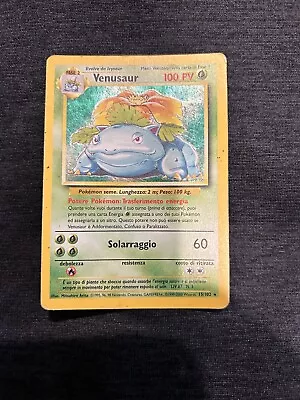 Pokémon Italian Venusaur 15/102 Holo • $30