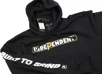 PRIMITIVE X Independent Bar Hoodie- L- NEW- $80 Black Skateboard Sweatshirt • $59.99