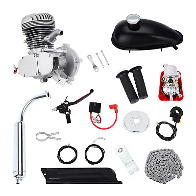 100CC Bike Bicycle Motorized 2 Stroke Petrol Gas Motor Engine Kit Full Set • $107.99