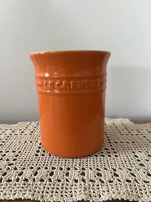 Le Creuset Orange Utensil Pot Holder Jar • £19.99