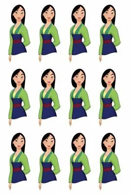 Disney's Princess Mulan Cupcake Toppers Edible Image  • $4.25