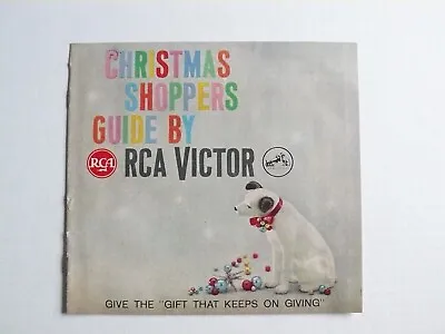 1959 RCA Victor Christmas Shoppers Guide Magazine Insert TV Radio Phonographs • $37.50