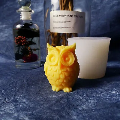 $10.89 • Buy Halloween 3D Silicone Owl Bird Candle Mold Soap Wax Resin Mould Hobby DIY Making