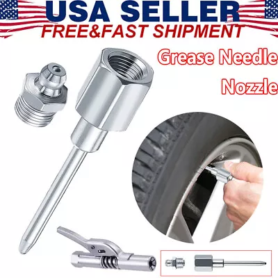 Grease Needle Nozzle 1/8-27NPT Thread Grease Needle Tip For Grease Gun Coupler • $7.89