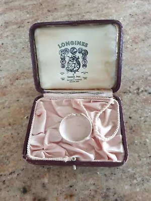  Longines Pocket Watch Case / Antique / Burgundy  • £250