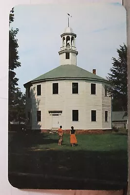 Vermont VT Green Mountains Round Church Postcard Old Vintage Card View Standard • $0.50