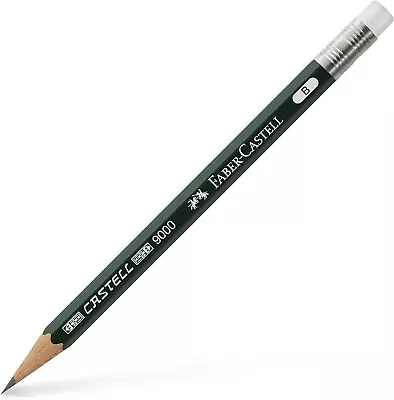 9000 Perfect Pencil Refill; B - 3 Spare Graphite Pencils With Smudge Free Eraser • $15.77