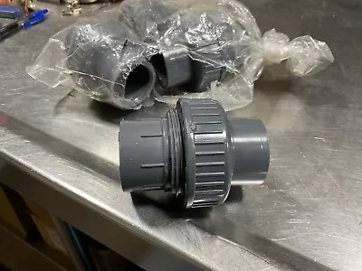 4 Sch 80  PVC Nfs-61 Union Socket Connect NEW • $25.56