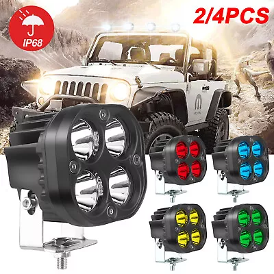 2/4pcs 3Inch LED Cube Pods Work Light Bar Spot Driving Fog Lamp Offroad • $23.99