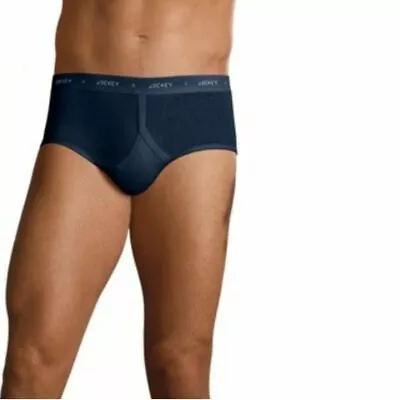 2 Pairs X Jockey Navy Y-Front Mens Underwear Briefs • $36.96