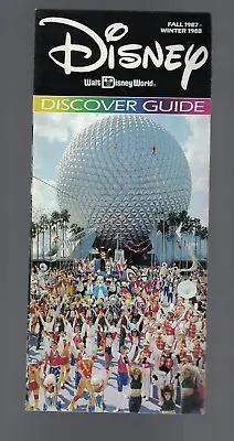 Walt Disney World Disney Discover Guide Fall 1987 Winter 1988 • $16.18