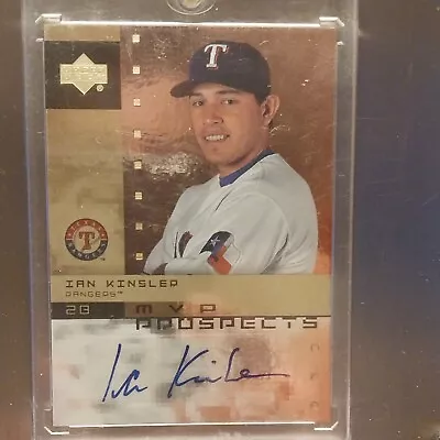 2007 Upper Deck Future Stars Ian Kinsler MVP Prospects Auto #MVP-IK Rangers • $8.50