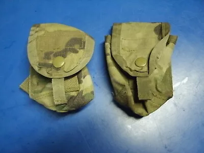LOT OF 2 US ARMY OCP Multicam Molle II  Grenade Pouch • $16.99