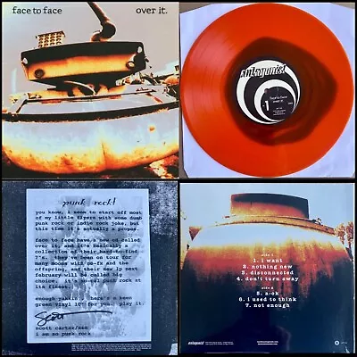 FACE TO FACE Over It Deluxe 10” Blob Vinyl-bad Religion Pennywise Mxpx Nofx • $65