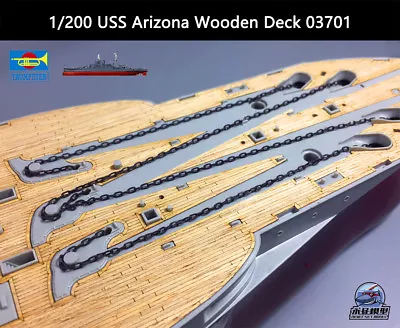 Trumpeter 1/200 Arizona Battleship Wooden Deck 03701 • $50