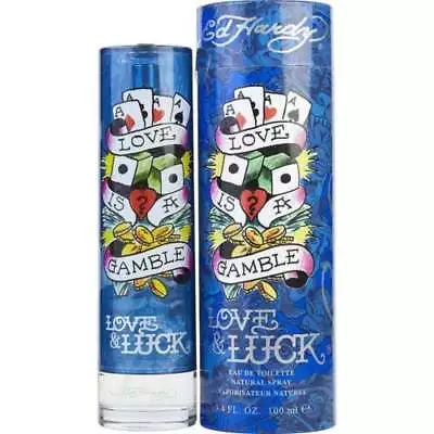 Ed Hardy Love & Luck EDT Spray 3.4 Oz For Men By Christian Audigier • $26.33