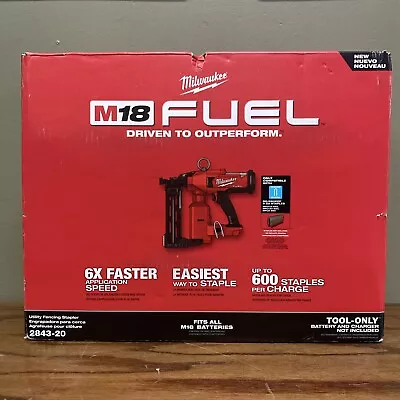 Milwaukee 2843-20 M18 18V FUEL Tool Only Fencing Stapler -New Sealed • $255