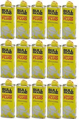 6 X 100ml Bull Brand Lighter Fuel Fluid Petrol Smoking Premium Petrol Pack Of 6  • £9.79