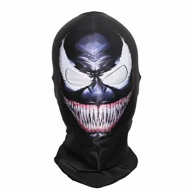 Spiderman Venom Mask Overhead Balaclava Halloween Costume Cosplay Adult Teens • $13.97