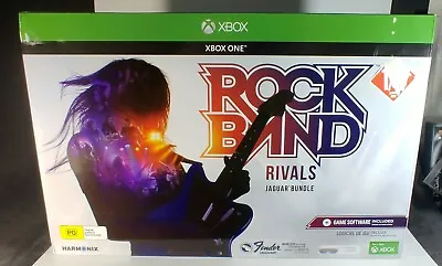 Rock Band Rivals Jaguar Bundle On XBox One With Blue Fender Jaguar • $399