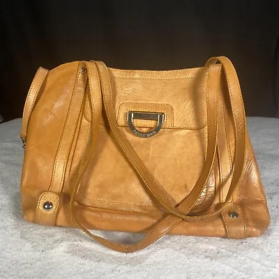 Paolo Masi Handbag Paolo Masi Purse Made In Italy Genuine Leather Tan Orange • $80