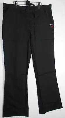 Women's Flare Leg Drawstring Scrub Pant BLACK - XLT -TALL - ELATE By ALLHEART • $8.95