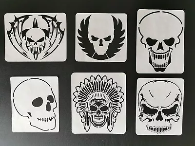 £4 • Buy Skull Stencils Set ( 190 Micron Mylar)
