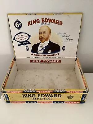 Vintage King Edward The Seventh Imperial Mild Tobaccos Cigar Box • $16.95