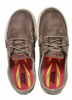 Skechers Women Go Step Shoes Sneakers Brown Casual Tie Goga Max Comfort 14426 • £15.83