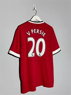 #20 Robin Van Persie Manchester United 2014/15 Home Football Shirt Soccer Jersey • $89.99