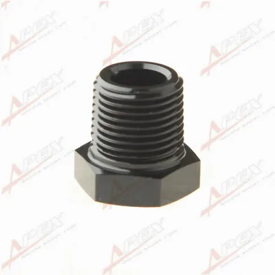 3/8'' NPT Plug Fitting Hex Head Plug Male Aluminum Fuel Adapter Black • $3.50