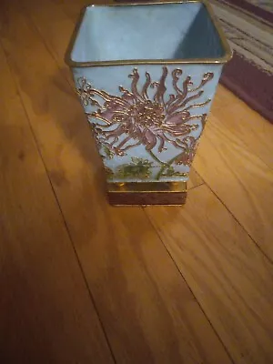 Vintage Chinese Cloisonne Enamel Vase • $30