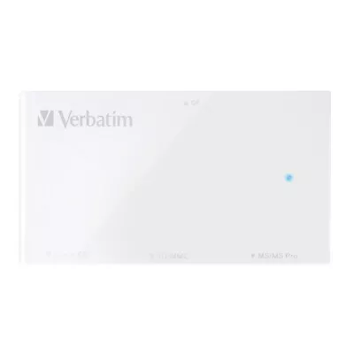 Verbatim White 4-in-1 USB 3.0 Universal Memory Card Reader For PC/Laptop/Mac • $27