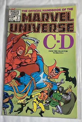 Official Handbook Of The MARVEL UNIVERSE: #3 C-D. From The Collector To Dracula. • £5.95