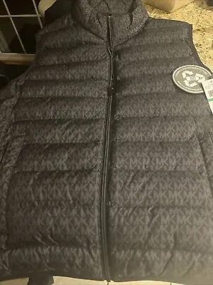 Michael Kors Full Zip Mens Puffer Vest  MENs Med $148 Retail • $60