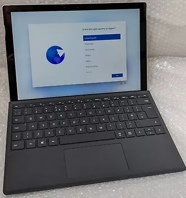 Microsoft 1866 Surface Pro 7 I5-1035G4 8GB 128GB SSD 12.3  Win11 Pro Tablet • £379.94