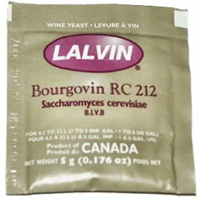 £2.86 • Buy Lalvin Yeast White-Red Wine Champagne 5g  Homebrew Wine Making 4.5L-23L