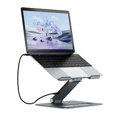£79.99 • Buy 9-in-1 USB C Docking Station W/ Adjustable Aluminum Laptop Stand 85W PD3.0