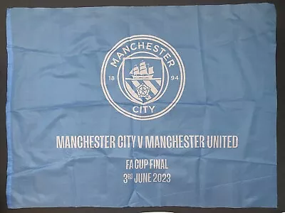 Man City Blue Flag. FA Cup Final 2023 V Man Utd • £9.99